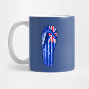 Australian Flag Plastic Thong Lounge Mug